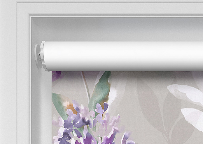 Floral (Blackout), Lilac - Twist&Fit Roller Blind - Image 10